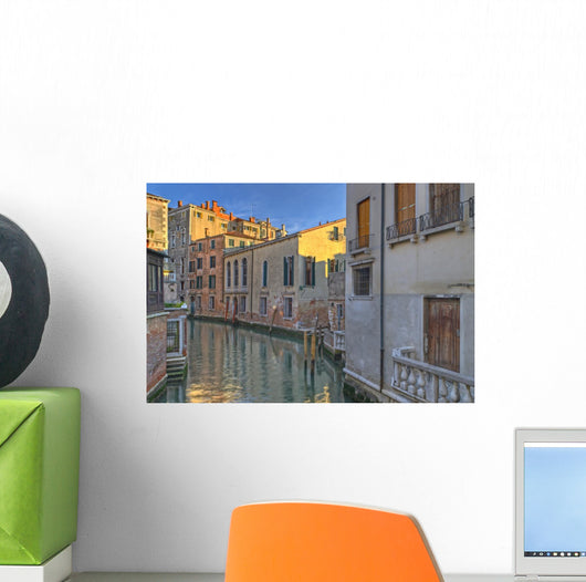 Typical Canal Venice with Wall Decal
