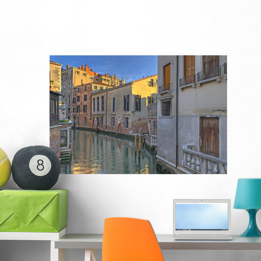 Typical Canal Venice with Wall Decal