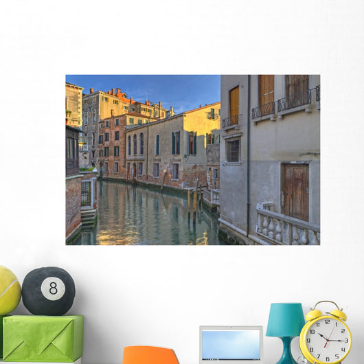 Typical Canal Venice with Wall Decal