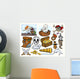 Pirates Vector Elements Collection Wall Decal