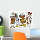 Pirates Vector Elements Collection Wall Decal