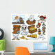 Pirates Vector Elements Collection Wall Decal