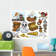 Pirates Vector Elements Collection Wall Decal