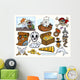 Pirates Vector Elements Collection Wall Decal
