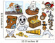Pirates Vector Elements Collection Wall Decal