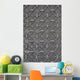 Vintage Iron Door with Wall Decal