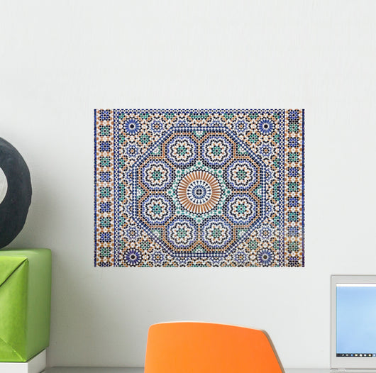Oriental Mosaic Morocco North Wall Decal
