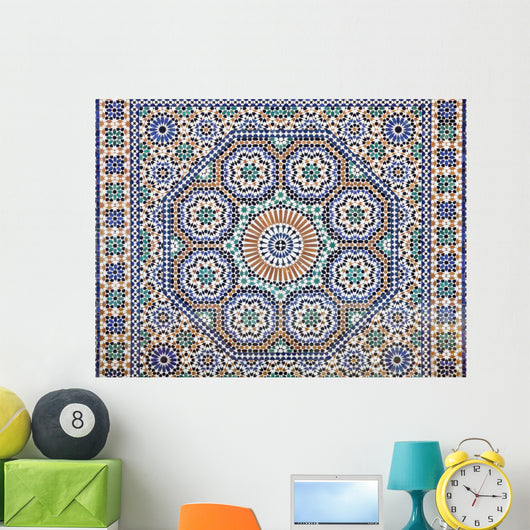 Oriental Mosaic Morocco North Wall Decal