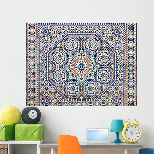 Oriental Mosaic Morocco North Wall Decal