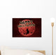 Happy Halloween Red Full Wall Decal