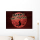 Happy Halloween Red Full Wall Decal