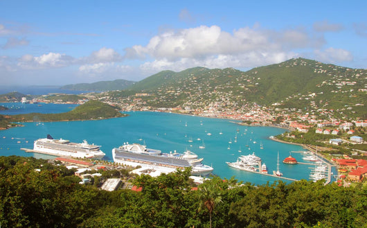 Aerial St Thomas Usvi Wall Decal