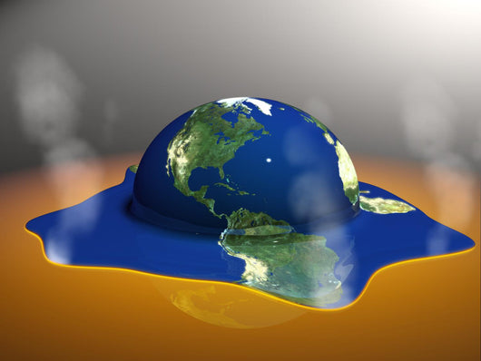 Melting Earth Global Warming Wall Decal