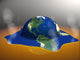Melting Earth Global Warming Wall Decal