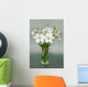 Vase White Lilies Wall Decal