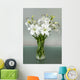 Vase White Lilies Wall Decal
