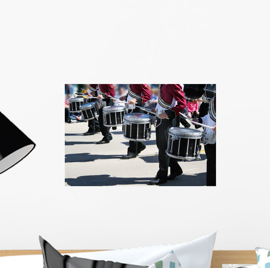 High School Drummers Wall Decal