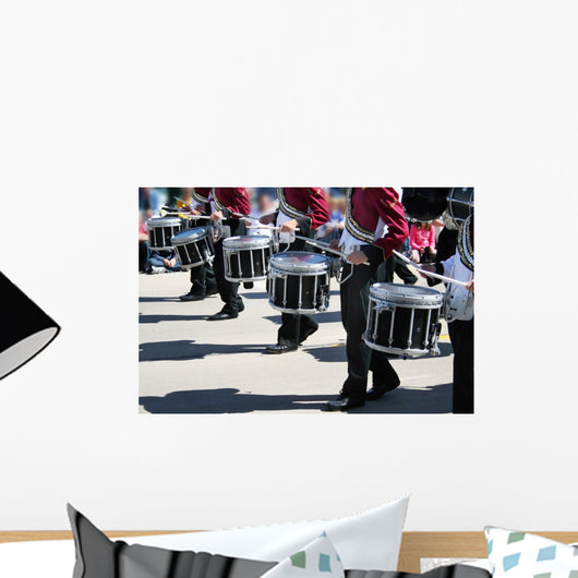 High School Drummers Wall Decal