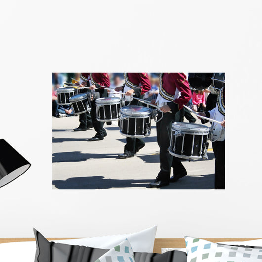 High School Drummers Wall Decal