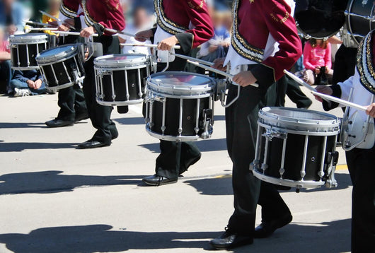 High School Drummers Wall Decal