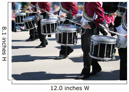 High School Drummers Wall Decal