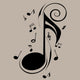 Music Note Wall Decal