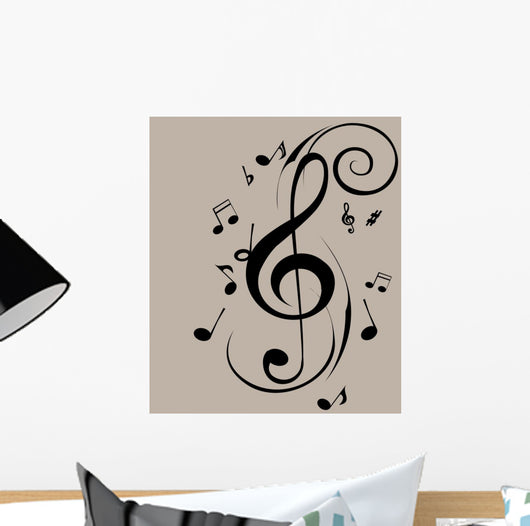 Music Notes Wall Decal