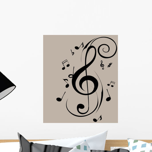 Music Notes Wall Decal