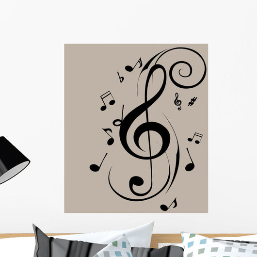 Music Notes Wall Decal