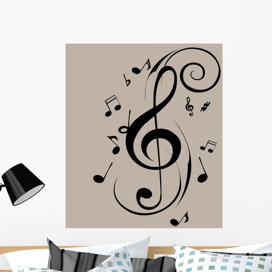 Music Notes Wall Decal