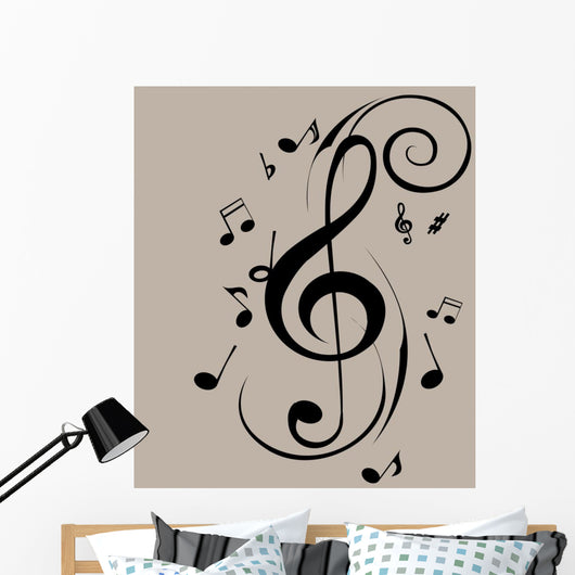 Music Notes Wall Decal