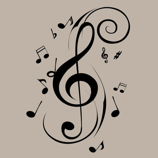 Music Notes Wall Decal