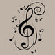 Music Notes Wall Decal