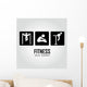 Fitness Icons Wall Decal