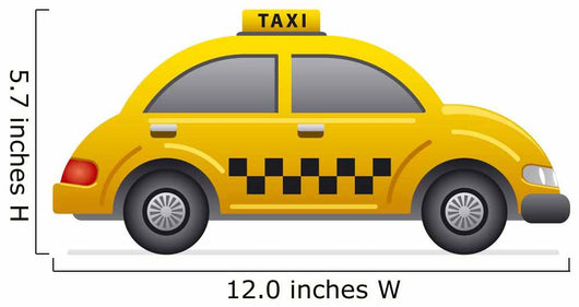 Taxi Icon Wall Decal