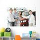 Family Buying Car Wall Decal