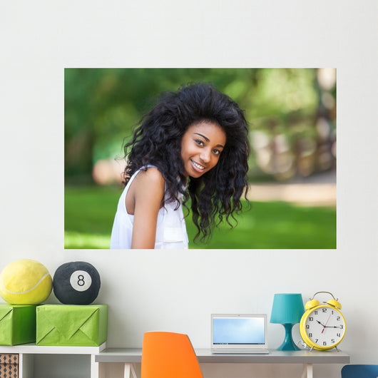 Outdoor Portrait Teenage Black Wall Decal