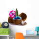 Fresh Coconut Cocktail Wall Decal