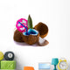 Fresh Coconut Cocktail Wall Decal
