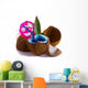 Fresh Coconut Cocktail Wall Decal