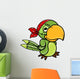 Pirate Parrot Vector Illustration Wall Decal