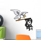 Seagull Pirate Flag Wall Decal