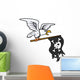 Seagull Pirate Flag Wall Decal