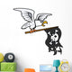 Seagull Pirate Flag Wall Decal