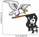 Seagull Pirate Flag Wall Decal