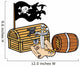 Pirate Treasure Vector Illustration Wall Decal