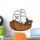 Pirate Ship Vector Wall Decal