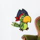 Pirate Parrot Wall Decal