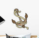 Ship Anchor with Rope Wall Decal