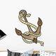 Ship Anchor with Rope Wall Decal